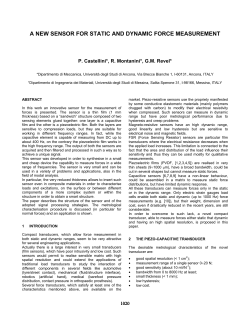 A Novel Sensor for Static and Dynamic Force Measurement