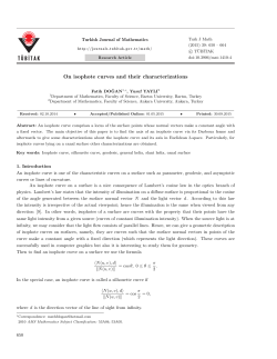 On isophote curves and their characterizations