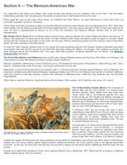 Mexican Cession Reading