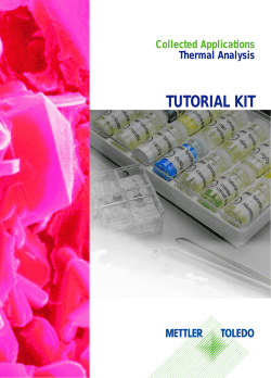 tutorial kit - Mettler Toledo