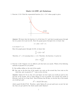 Math 113 HW #3 Solutions