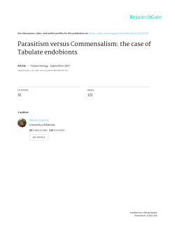 Parasitism versus Commensalism: the case of Tabulate