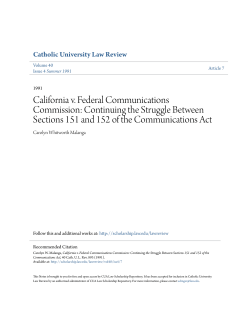 California v. Federal Communications Commission