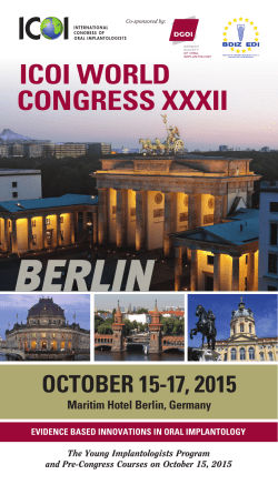 berlin - icoi - International Congress of Oral Implantologists