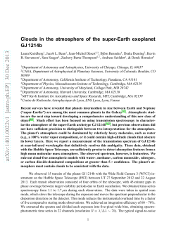 Clouds in the atmosphere of the super