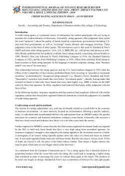 Intercontinental Journal of Finance Research Review