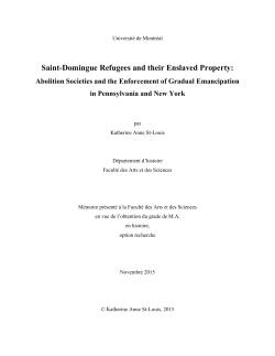 Abolition Societies and the Enforcement of Gradual Emancipation in