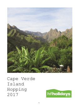 Cape Verde Island Hopping 2017