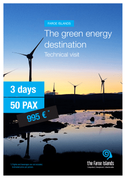 50 PAX 3 days - GreenGate Incoming