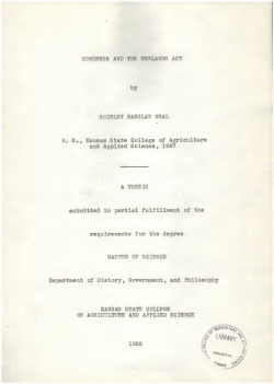 Congress and the Newlands Act - K-REx