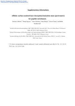 Supplementary informations - Royal Society of Chemistry