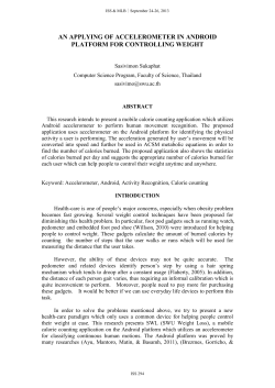 An Applying of Accelerometer in Android Platform for Controlling