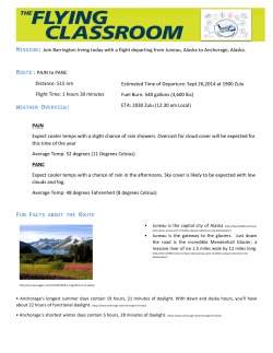 Juneau, Alaska - Flying Classroom