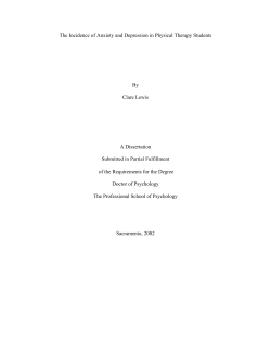 Problem Statement: - Professional School of Psychology