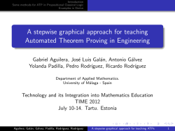 A stepwise graphical approach for teaching Automated