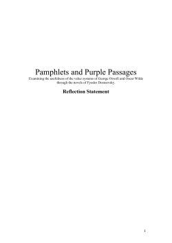 Pamphlets and purple passages