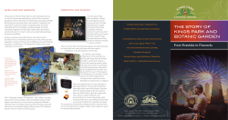 THE STORY OF KINGS PARK AND BOTANIC GARDEN