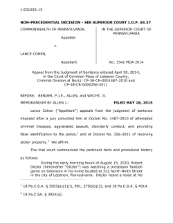 commonwealth of pennsylvania
