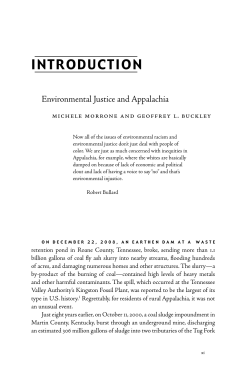 Mountains of Injustice: Social and Environmental Justice in Appalachia