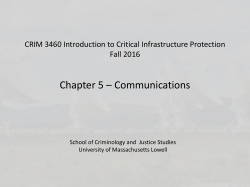 Chapter 5 - Communications