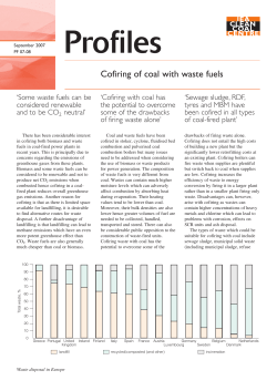 Cofiring of coal with waste fuels