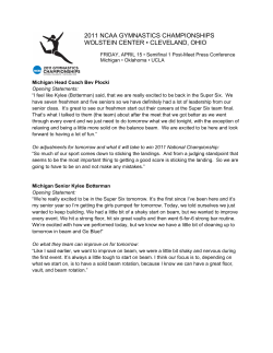 2011 ncaa gymnastics championships wolstein