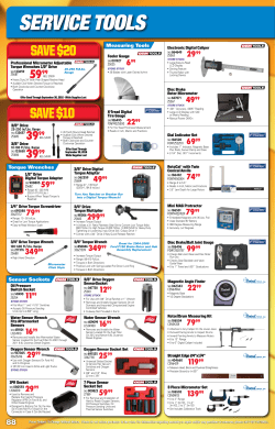 service tools - AutoZone Pro