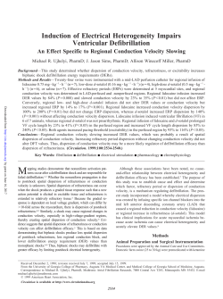 Induction of Electrical Heterogeneity Impairs Ventricular