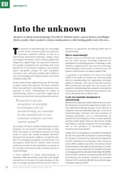 Into the unknown - European Commission