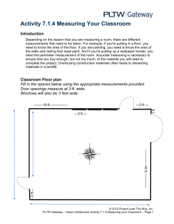 Activity 7.1.4 Measuring your Classroom