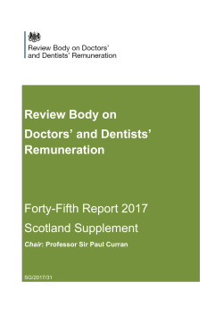 Review Body on Doctors` and Dentists` Remuneration Forty
