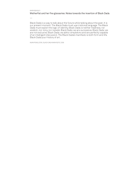 Motherfist and her five glossaries: Notes towards