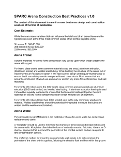 SPARC Arena Construction Best Practices
