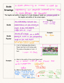 Scale Drawings