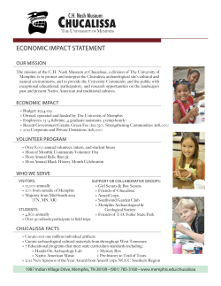 Economic Impact - University of Memphis