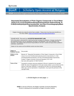 Sequential Derivatization of Polar Organic Compounds in Cloud