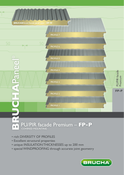 PU/PIR facade Premium – FP-P