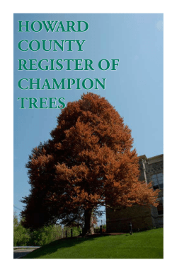 howard county register of champion trees