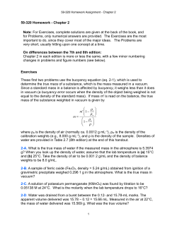 59-320 Homework - Chapter 2 Exercises These first two problems