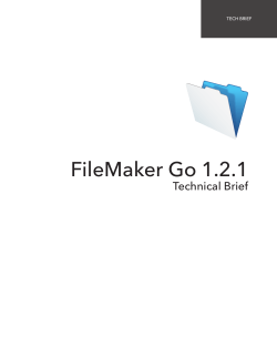 FileMaker Go 1.2.1