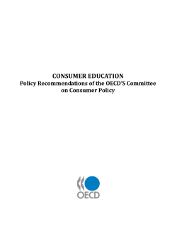 Consumer Education