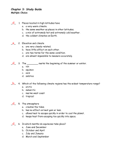 Chapter 3 Study Guide Key