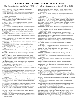 Us Military Interventions