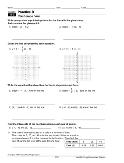 Worksheet 11-3