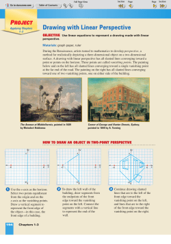Drawing with Linear Perspective