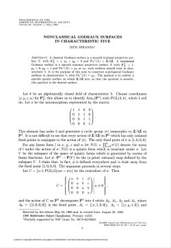 NONCLASSICAL GODEAUX SURFACES IN CHARACTERISTIC