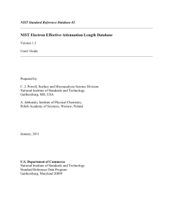 NIST Electron Effective-Attenuation
