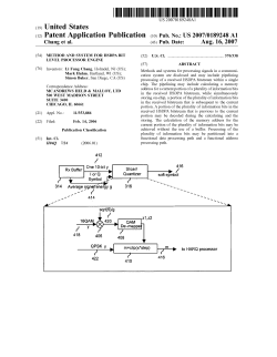 Method and system for HSDPA bit level processor engine