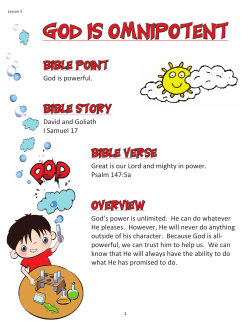 God Is Omnipotent