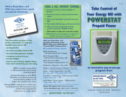 using a bill payment terminal